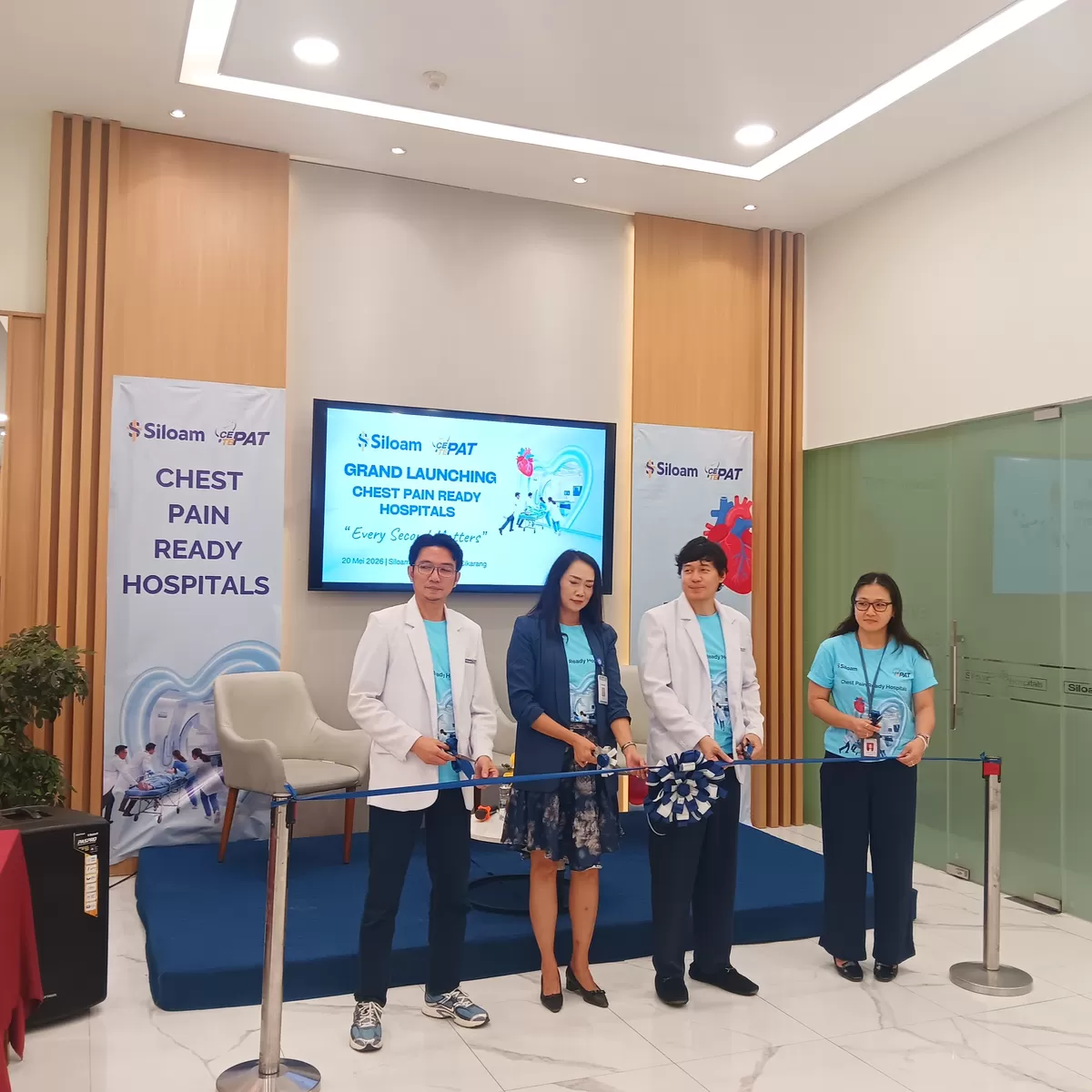 Siloam Hospitals Lippo Cikarang resmi meluncurkan layanan Chest Pain Ready Hospital