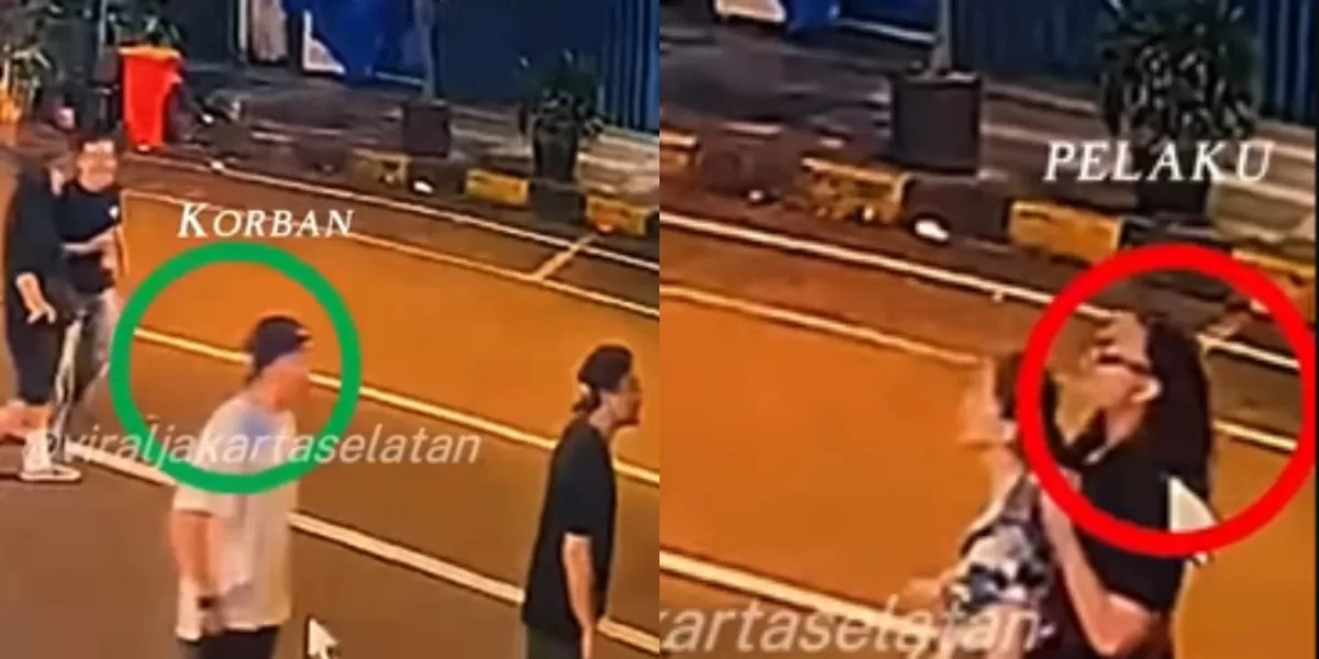 Rekaman CCTV, kronologi dugaan penganiayaan WNA di Kawasan Blok M Jaksel, berujung maut.  (kanalbekasi.com)