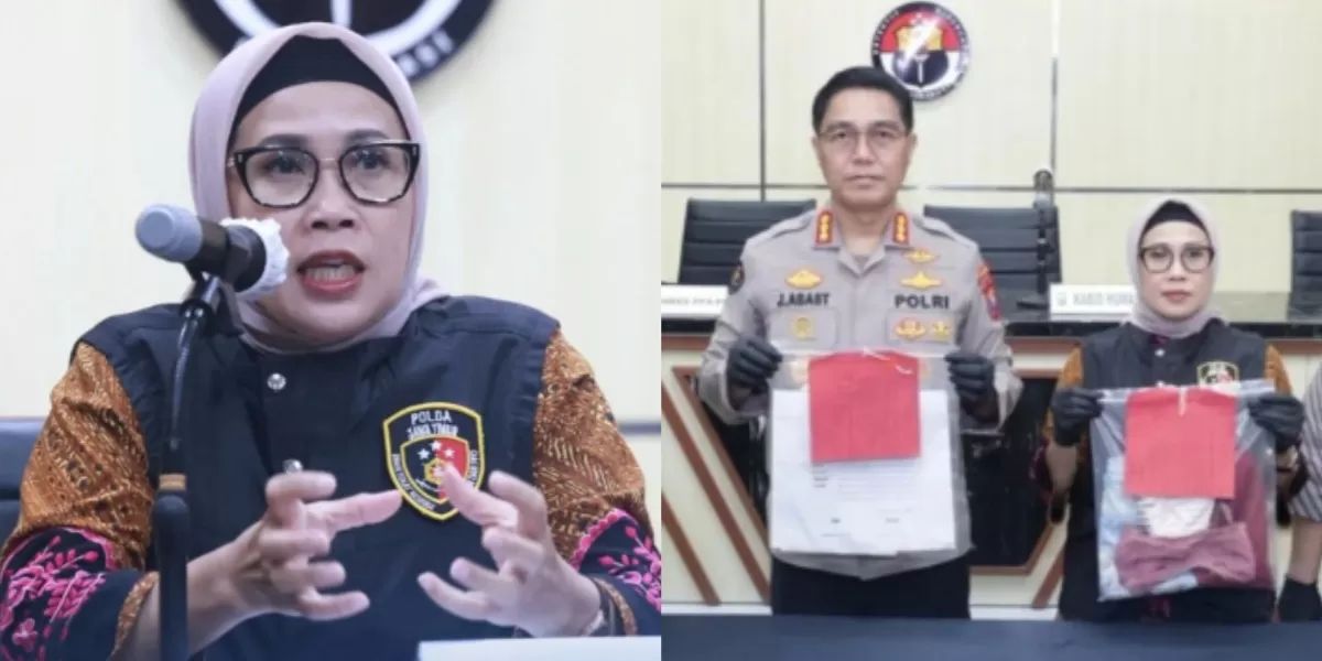 Menyoroti kasus kekerasan seksual yang diduga dilakukan seorang ayah tiri terhadap 2 anak perempuan kembarnya di Surabaya, Jawa Timur. (Instagram.com/@humaspoldajatim)