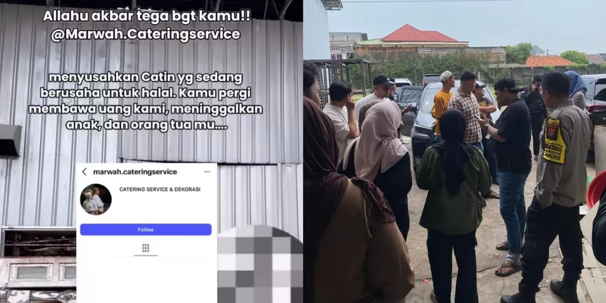 Viral WO Marwah yang diduga lakukan penipuan pada calon pengantin juga bermasalah dengan karyawannya. (Threads/putriwlndry - a.cheerfulgirl)