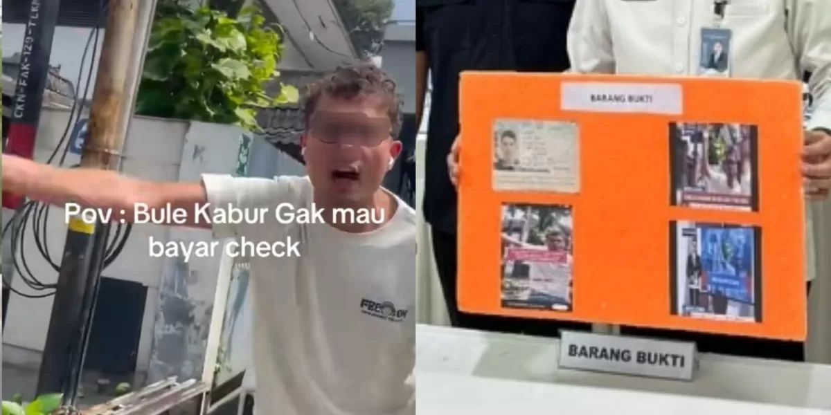 Terungkap bule viral di Jakpus adalah WN Inggris dan akan dideportasi Imigrasi. (TikTok/bbbbbbbbble - Rudenim Jakarta)