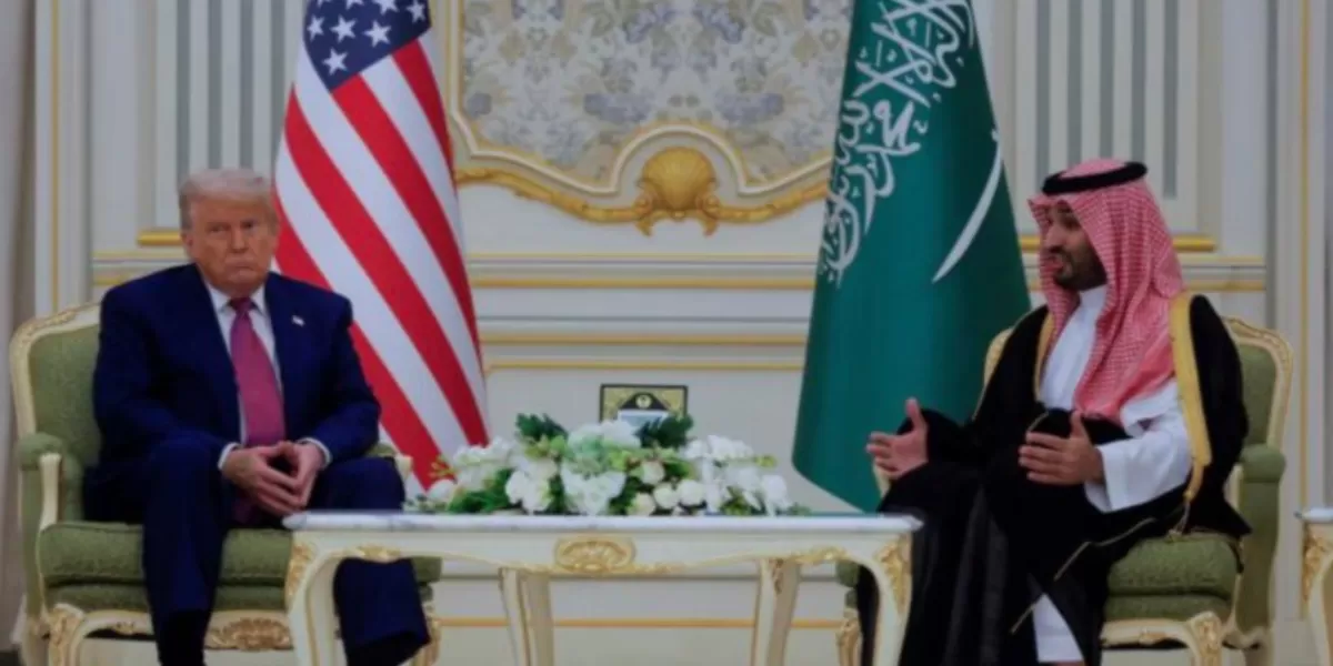 Putra Mahkota Muhammad bin Salman dan Donal Trump (SaudiNesia/SPA)