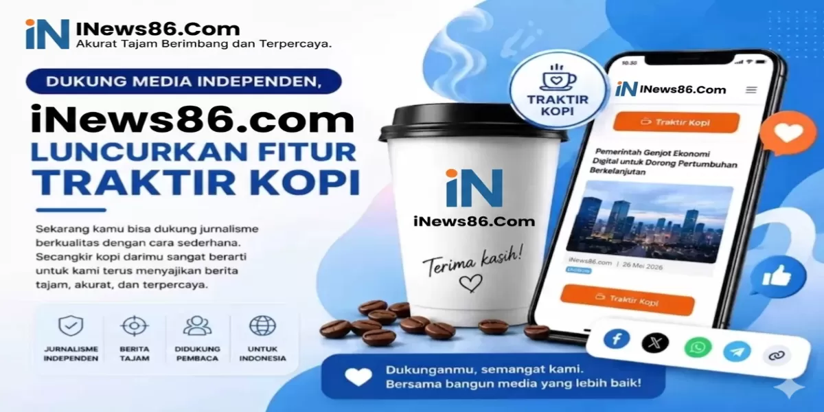 Fitur Traktir kopi iNews86.Com Memberikan Ruang Untuk Para Pembaca Mendukung  Media iNews86.Com secara Pinansial. (iNews86.Com/AI)