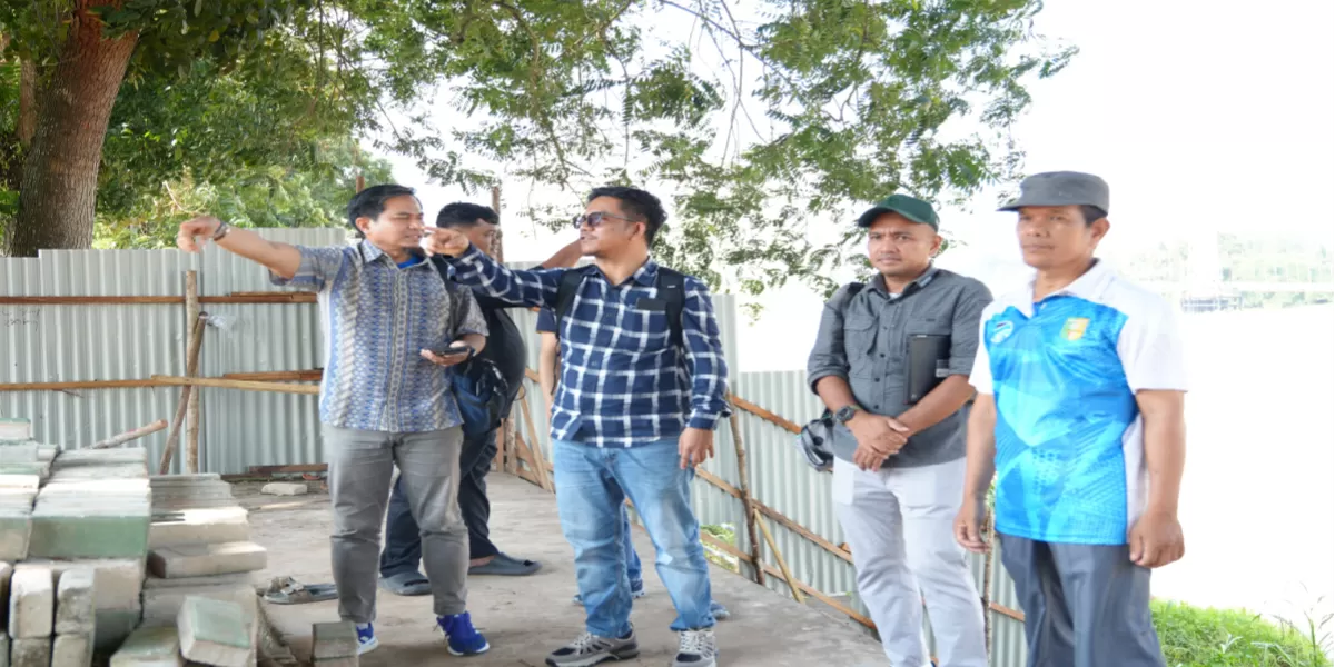 Tim survei dipimpin langsung oleh Manager Network Operation and Productivity (NOP) Dumai Fauzan, Manager SQA Sumbagteng Bernito, perwakilan Event Handling Telkomsel Yuri dll. (Kominfoss)
