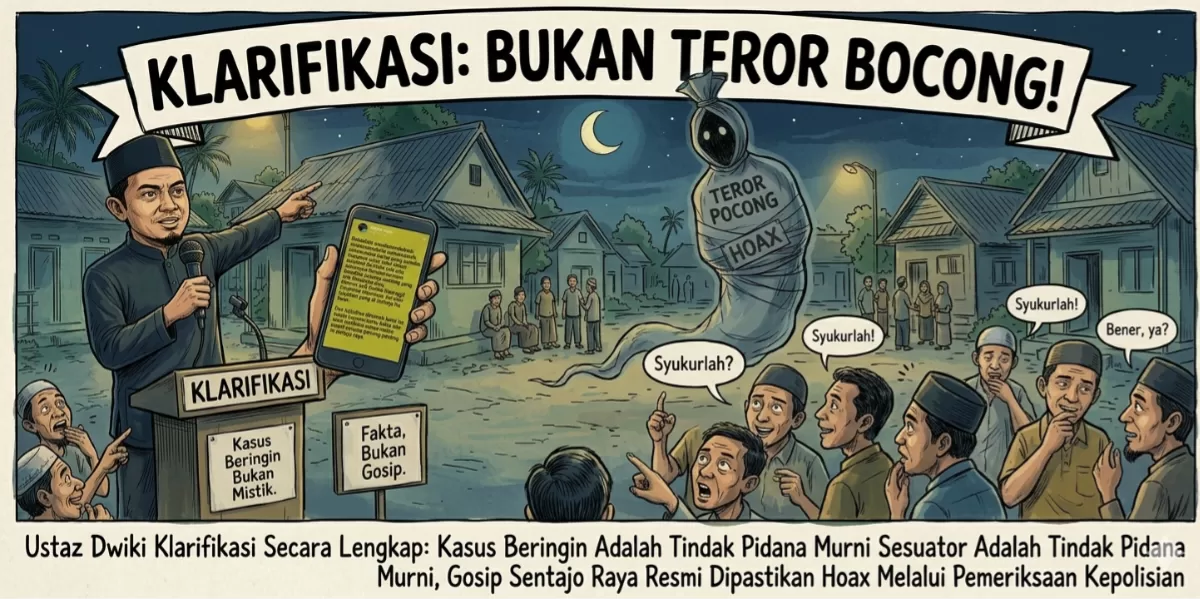 Fhoto Ilustrasi Klarifikasi Ustad Dwiki (iNews86.Com)