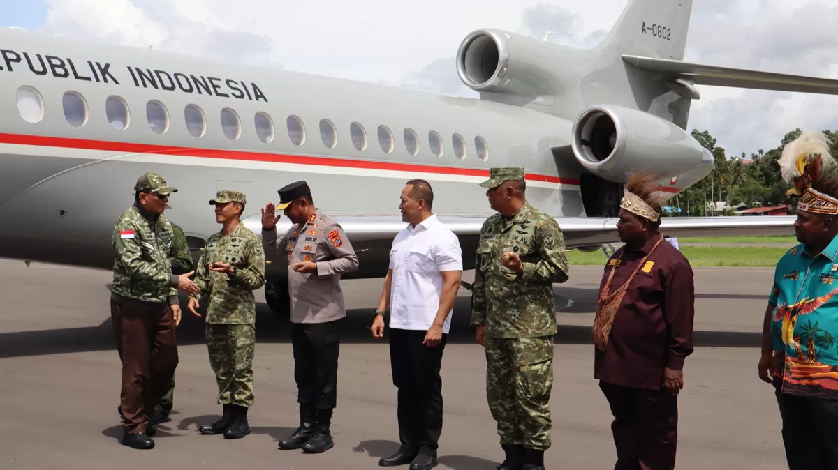 Menhan Sjafrie Sjamsoeddin Kunjungi Papua Barat, Tegaskan Semangat Pengabdian Prajurit untuk NKRI