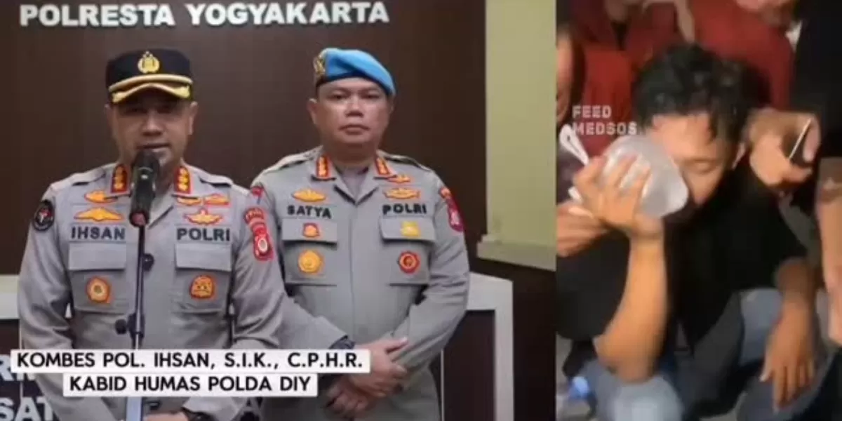 Menyoroti kasus anggota intel polisi yang terciduk masuk ke kampus UMY setelah aksi damai di Titik Nol Yogyakarta. (Instagram.com/@feedmedsos) (Stef)