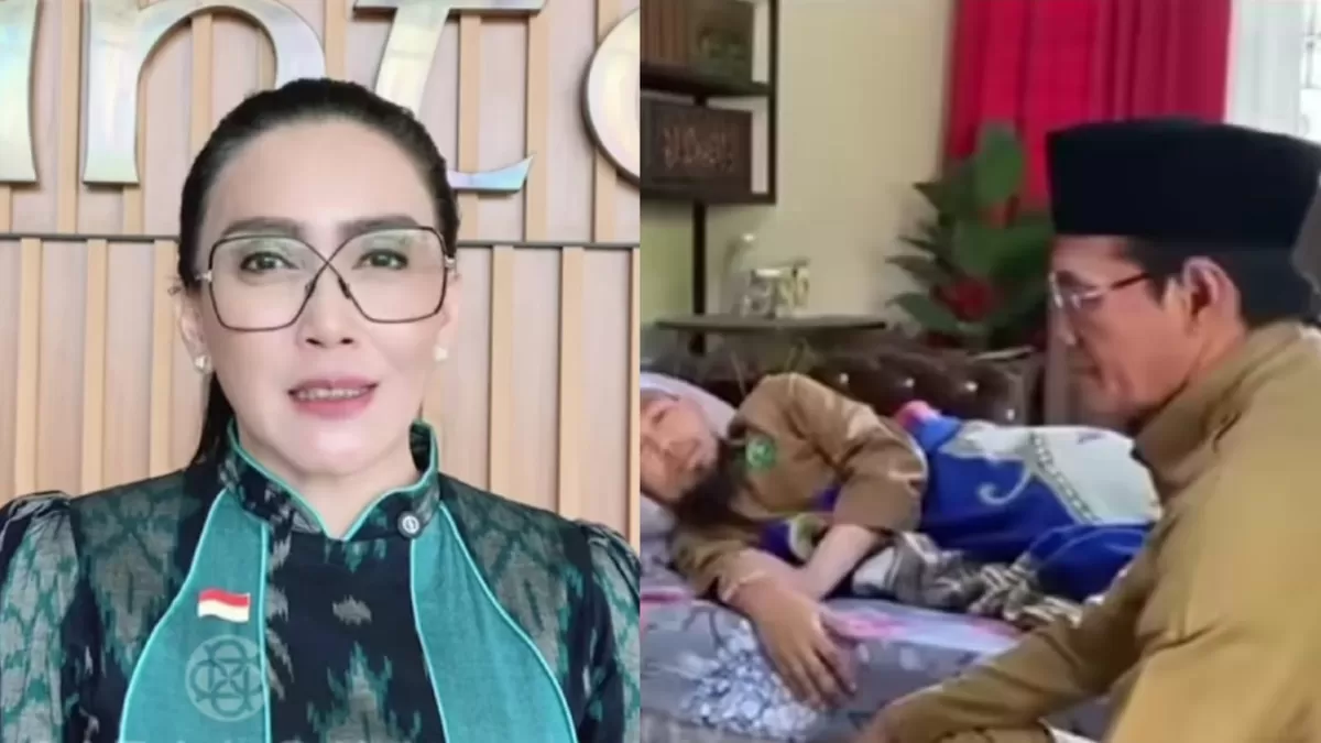 Rieke Diah Pitaloka menyoroti kunjungan Wabup Lombok Tengah M. Nursiah yang mengunjungi pimpinan ponpes. (Instagram/riekediahp)