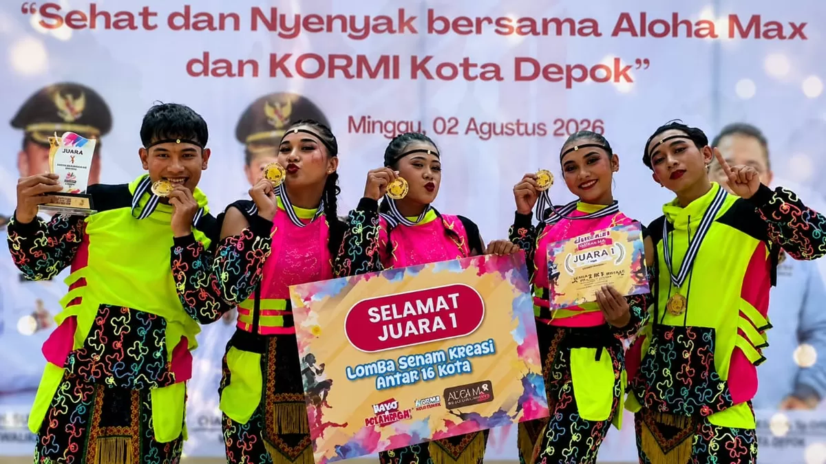 Tim pemenang lomba. (KabarSatu.id/ foto: N. Rachman)
