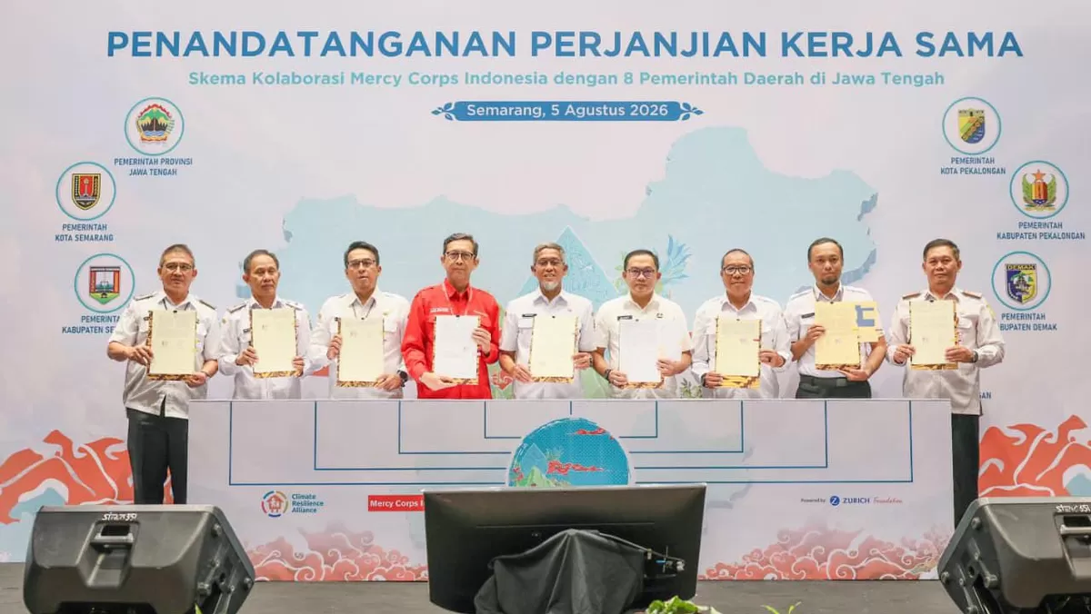 Penandatanganan kesepakatan bersama delapan pemerintah kabupaten/kota resmi berlangsung di Hotel Gumaya, Semarang, Rabu (5/8/2026). (kabarsatu.id/ foto: istimewa)