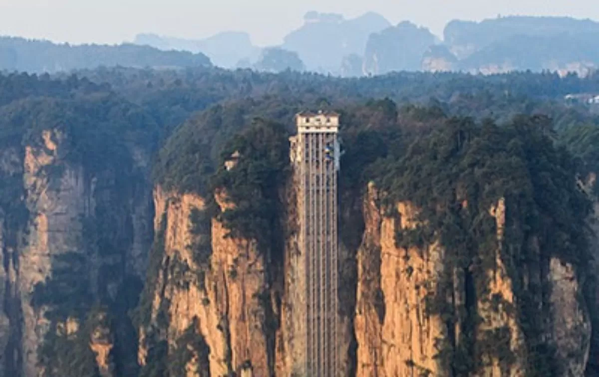 Lift Tebing Tiongkok Raih Rekor Dunia Guinness. (KabarSatu.id/ foto: Guinness World)