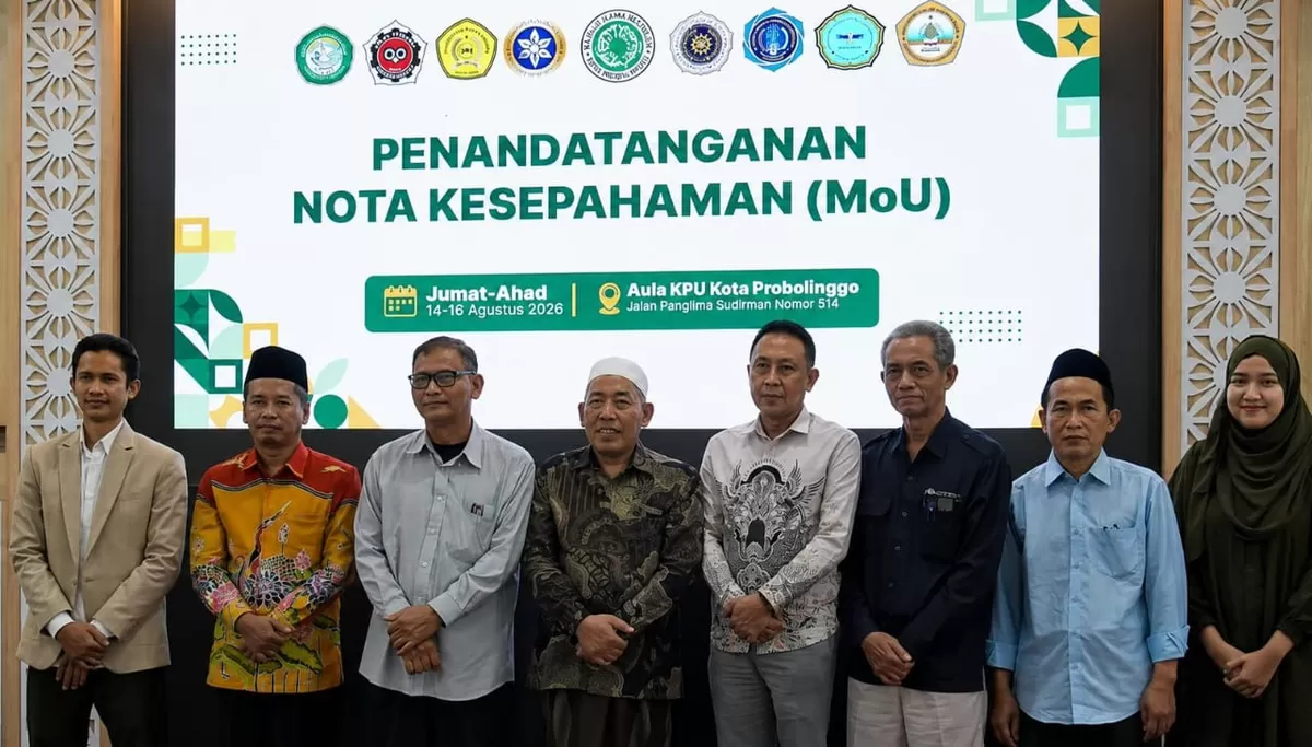 MUI Kota Probolinggo dan perguruan tinggi menandatangani MoU penguatan kolaborasi keilmuan. (KabarSatu.id/ foto: MUI Probolinggo)