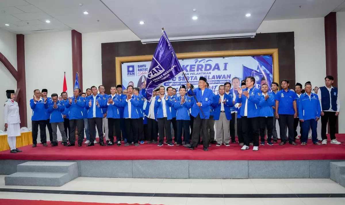 Rakerda I dan Pelantikan Pengurus serta Relawan PAN Gresik Jawa Timur