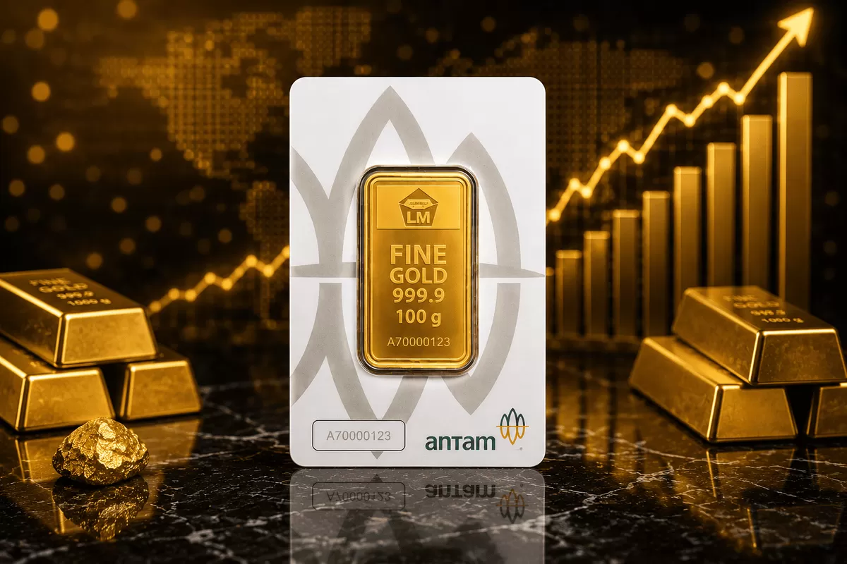 Harga Emas Antam Logam Mulia Hari Ini, Jumat 17 Juli 2026. (Dok/Urgenz.id)