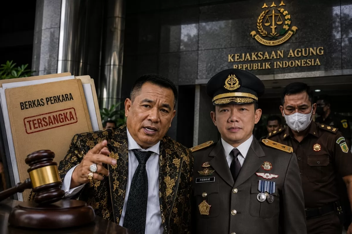 Ilustrasi Hotman Paris dampingi mantan Jampidsus Febrie Ardiansyah jalani pemeriksaan sebagai tersangka. (Dok/Urgenz.id)