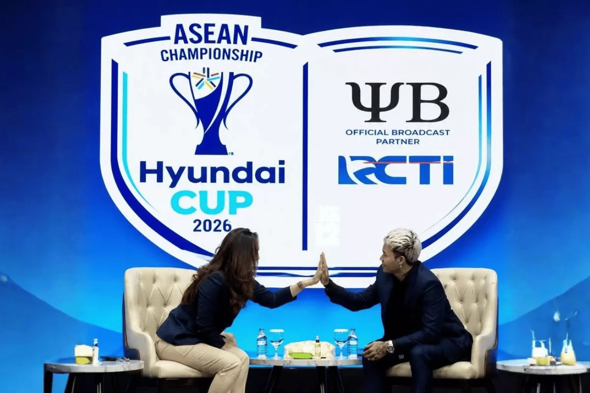 Press Conference Reza Arap bersama RCTI menjadi Official YouTube Digital Broadcaster Piala AFF 2026 di Indonesia, Kamis 16 Juli 2026. (Instagram/@Ybrap)