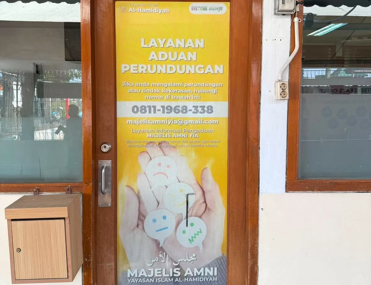 Layanan aduan perundungan di pesantren Al Hamidiyah. (Dok. Kemenag RI)