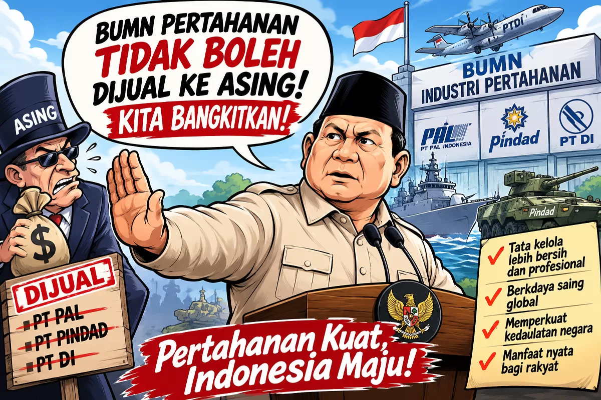 Ilustrasi Penegasan Prabowo Kepada BUMN Pertahanan (Dok. Ilustrasi)