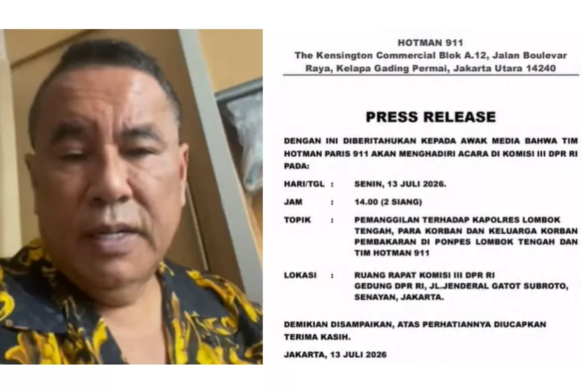 Menyoroti kasus dugaan pembakaran Santri di Lombok, Nusa Tenggara Barat (NTB) yang kini menuai sorotan pengacara, Hotman Paris.  (Dok. Instagram.com/@hotmanparisofficial)
