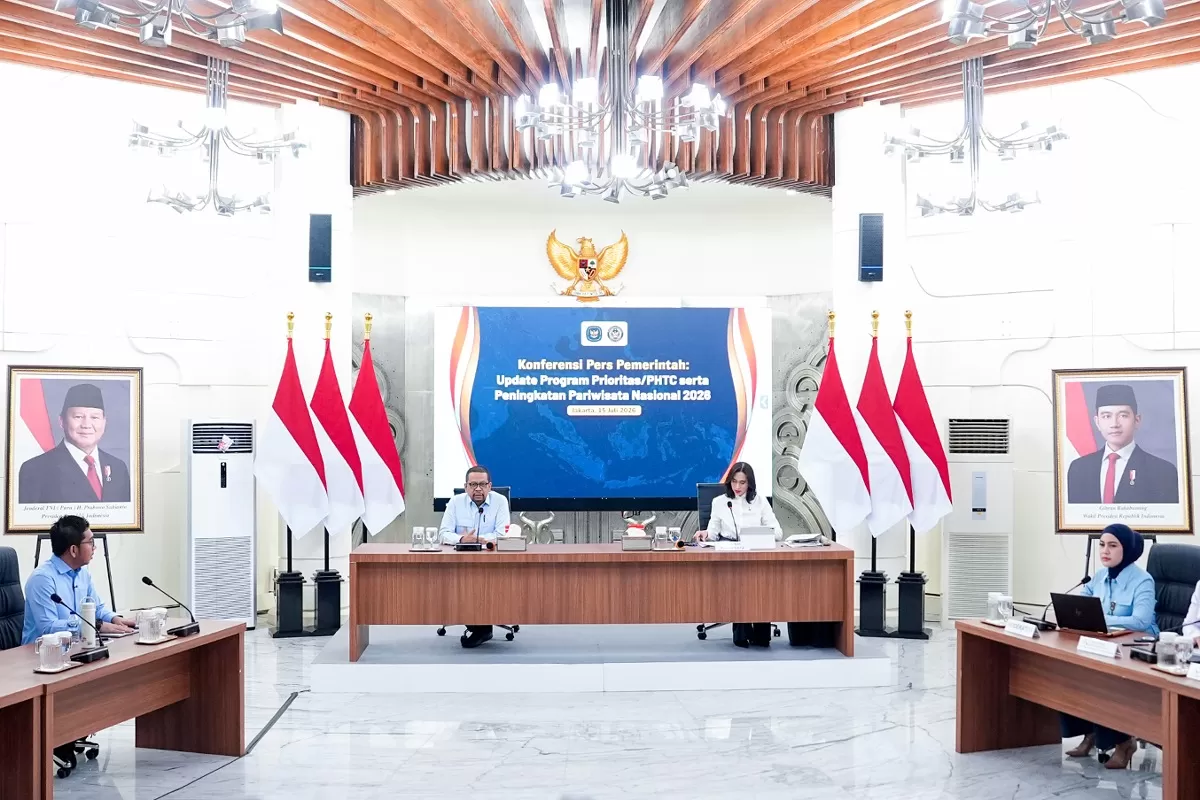 Konferensi Pers Pemerintah RI terkait Update PTCH (Dok. BAKOM RI)