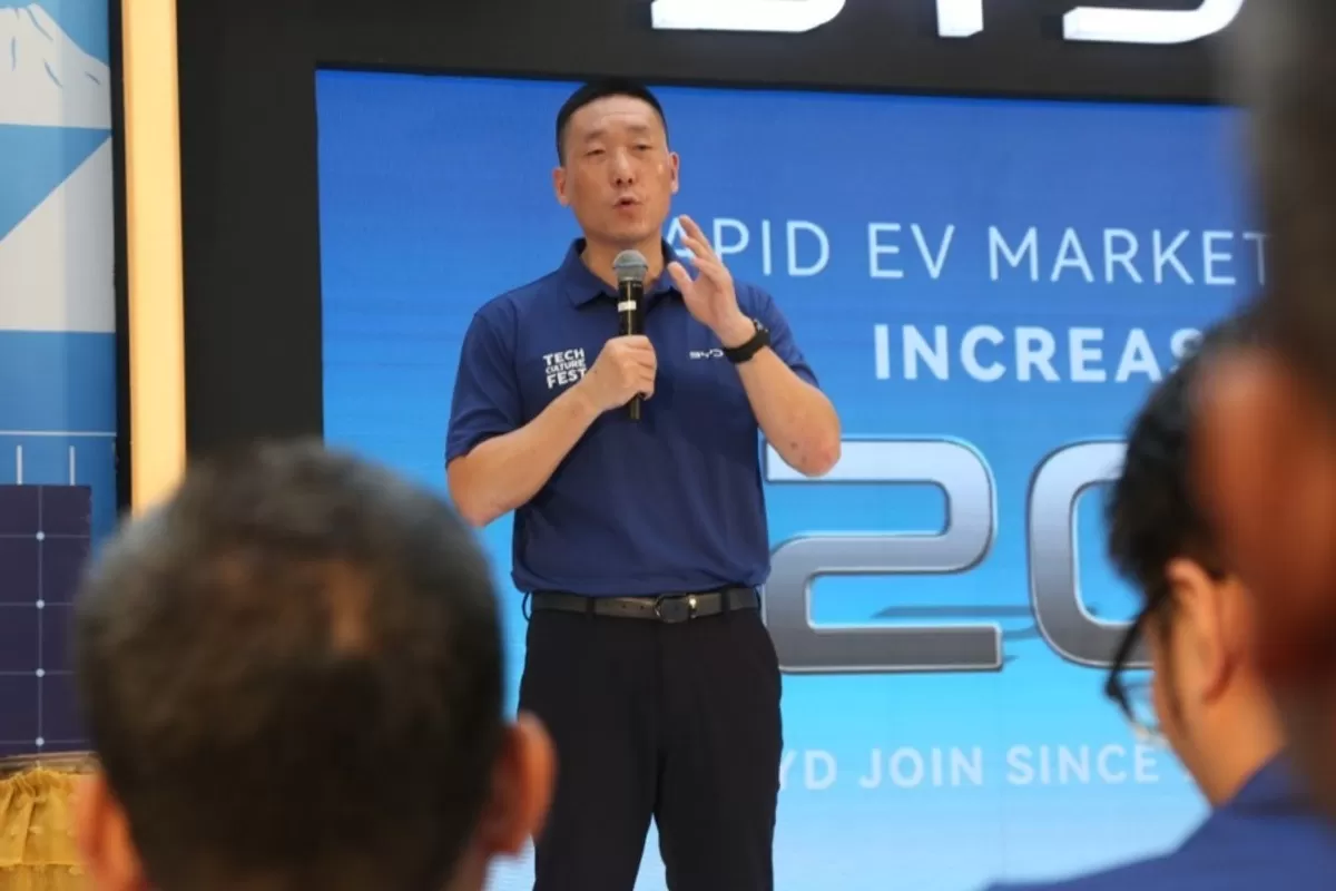 Operation Director BYD Motor Indonesia, Nathan Sun. (Dok. Promedia)