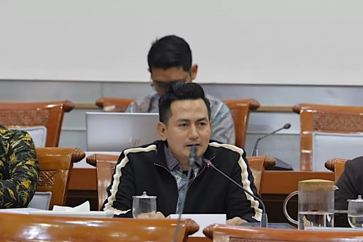 Anggota Komisi VIII DPR RI Syaiful Nuri dalam Rapat Kerja Komisi VIII DPR RI bersama BPJPH dan KemenPPPA di Kompleks Parlemen, Senayan, Jakarta, Rabu (15/7/2026).  (Dok. Parlementaria dpr.go.id (Aron/Andri))