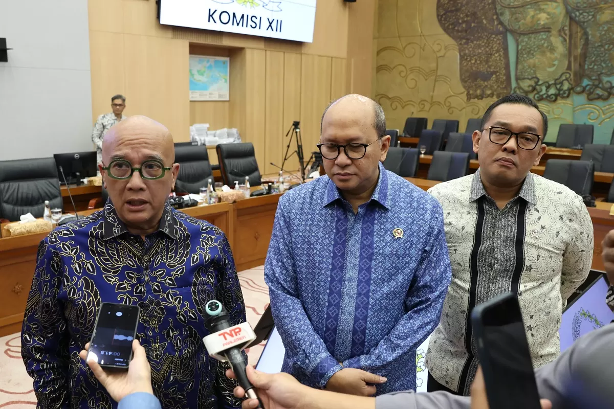 Wakil Ketua Komisi XII DPR RI Dony Maryadi Oekon, usai Rapat Kerja Komisi XII DPR RI bersama Menteri Investasi dan Hilirisasi/Kepala BKPM Rosan Perkasa Roeslani di Ruang Rapat Komisi XII DPR RI (Dok. Parlementaria DPR RI (Jaka/Karisma))