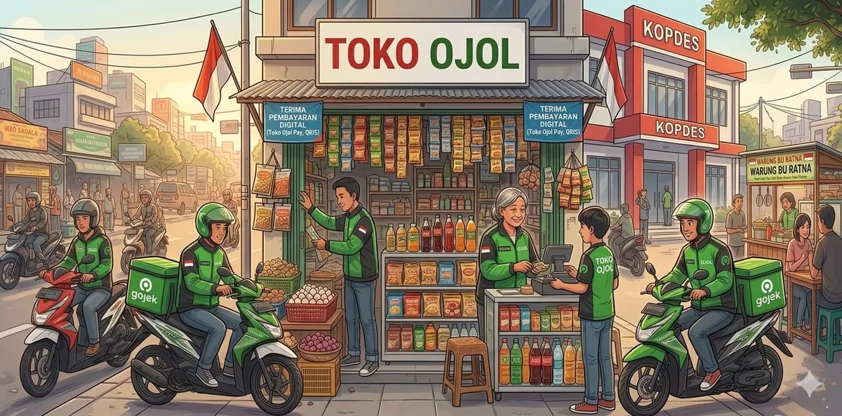 Ilustrasi UMKM Ojol