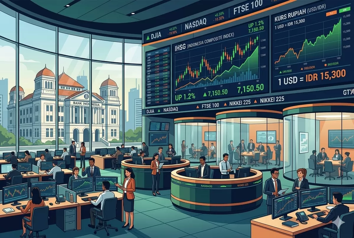 Ilustrasi harapan pasar finansial kepada BI. 