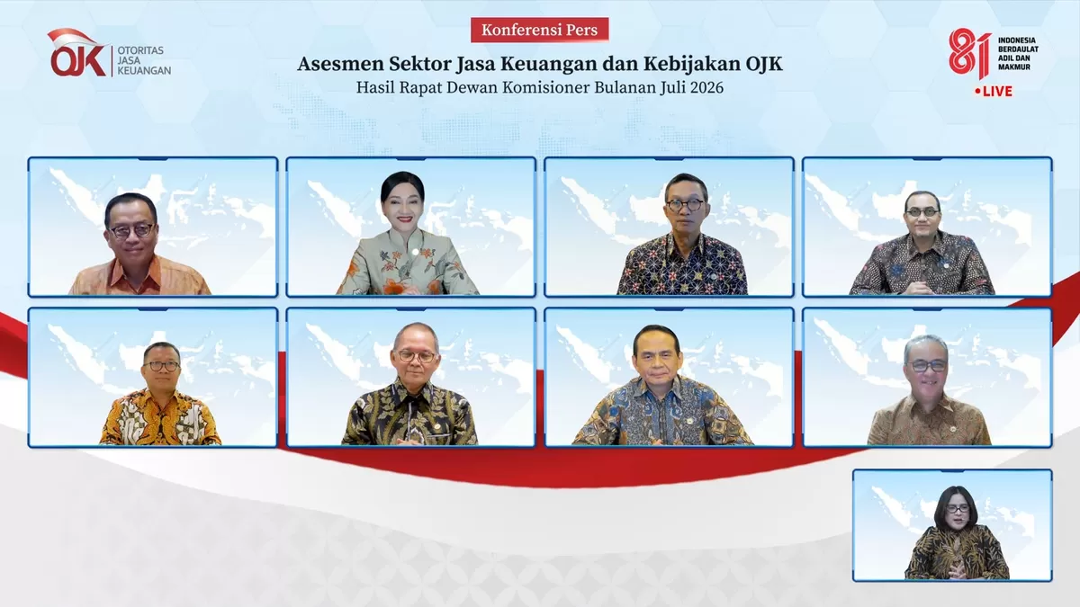 Rapat Dewan Komisioner Bulanan Otoritas Jasa Keuangan (OJK) pada 29 Juli 2026 . (Doc. Hms OJK)