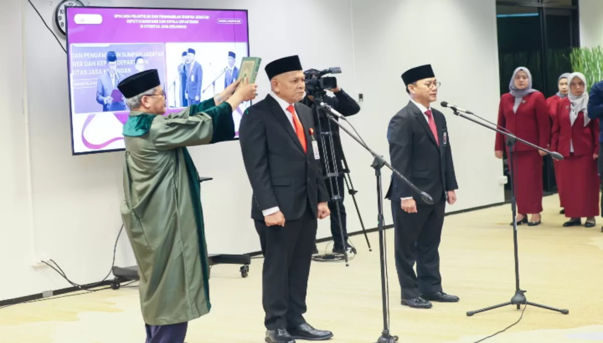 PERKUAT KINERJA ORGANISASI, OJK LANTIK PEJABAT BARU. (Doc.Hms OJK)