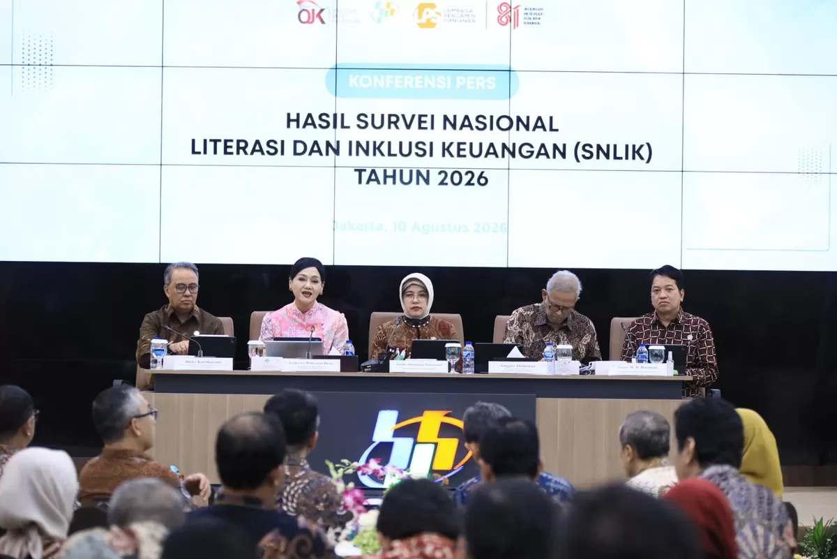 OJK, LPS, dan BPS Umumkan Hasil Survei Nasional Literasi dan Inklusi Keuangan (SNLIK) Tahun 2026. (Doc.Humas OJK)   