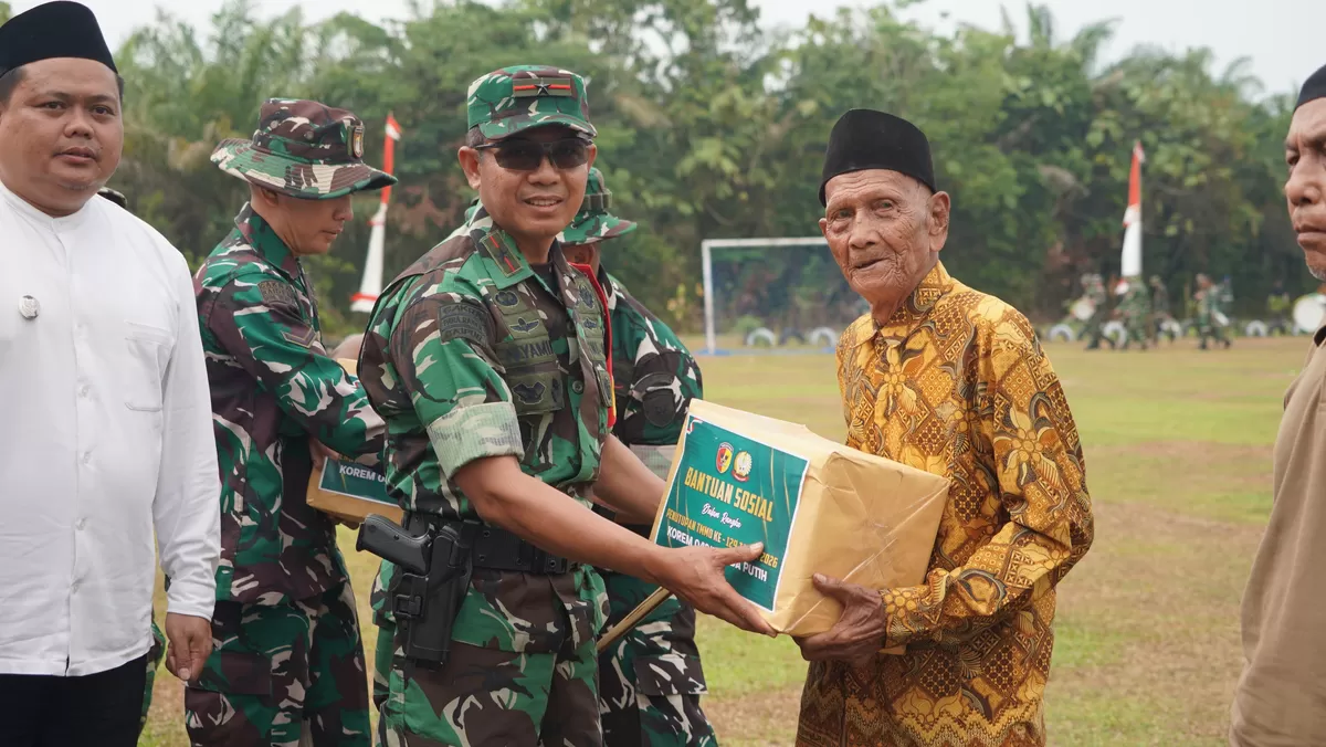 Danrem 042/Gapu Tutup Pelaksanaan TNI Manunggal Membangun Desa (TMMD) Ke-129 TA 2026 . (Doc. Penrem 042/Gapu)