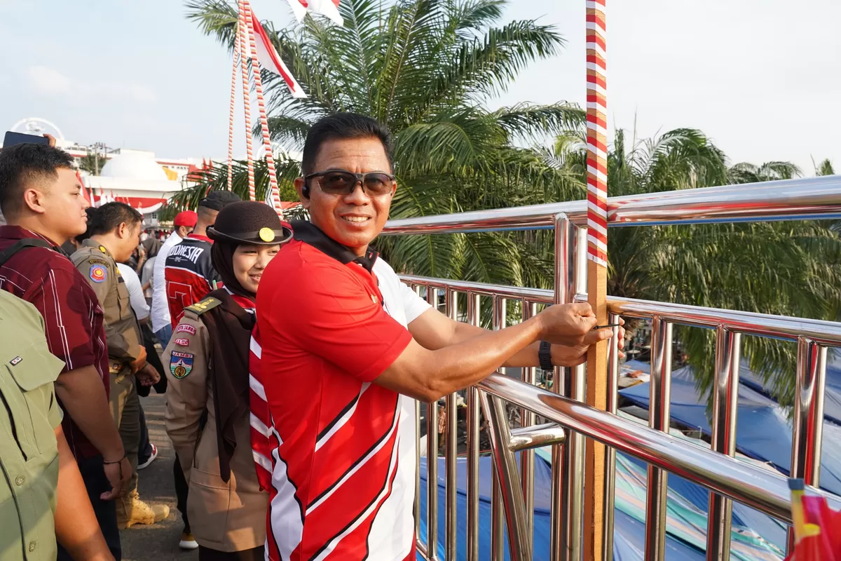 Danrem 042/Gapu Hadiri Gebyar Mahardika, Semarakkan HUT ke-81 RI. (Doc. Penrem 042/Gapu)