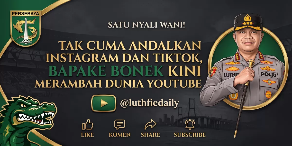 Kapolrestabes Surabaya Kombes Pol Luthfie Sulistiawan mendekatkan diri kepada masyarakat lewat konten positif di media sosial. (FOTO: Dok. Istimewa)