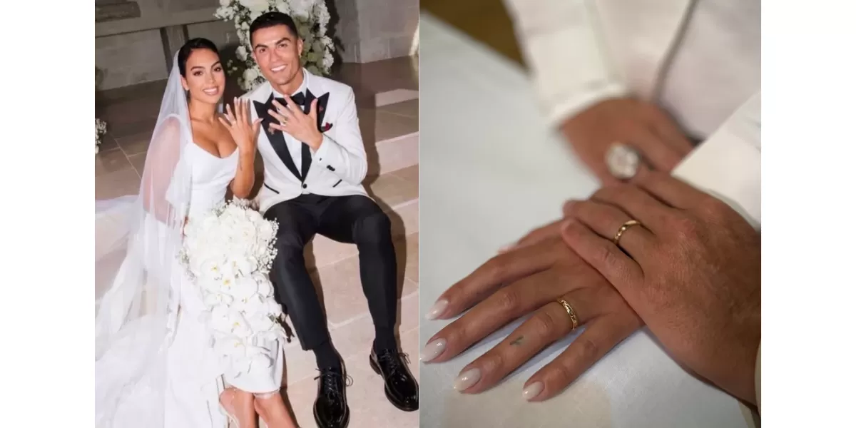 Cristiano Ronaldo resmi menikahi Georgina Rodriguez dalam acara tertutup di Cascais, Portugal, setelah bertunangan selama setahun. (Foto : instagram/cristiano)