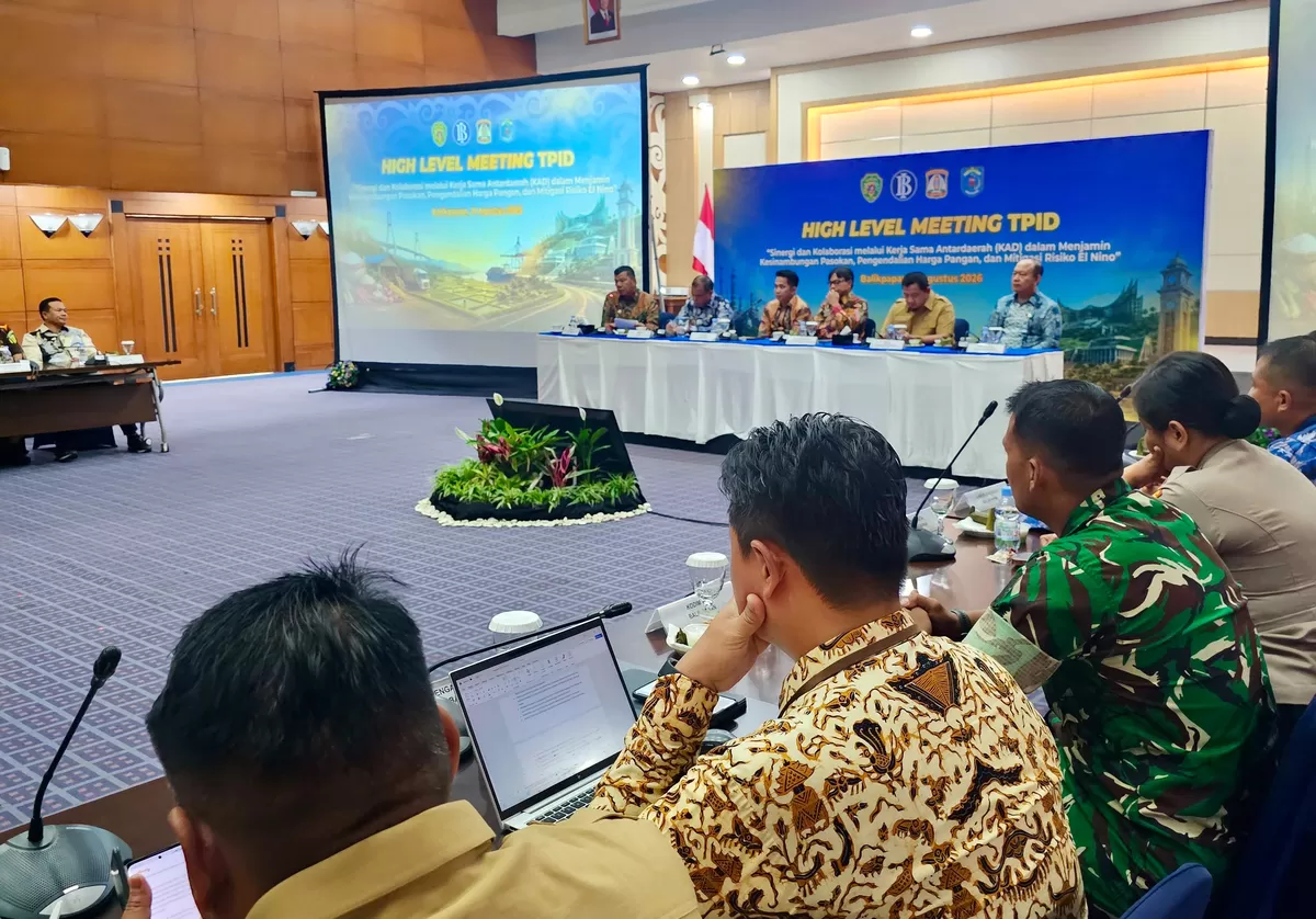 Pemkab Bulukumba dan Pemkot Balikpapan memperkuat kerja sama antardaerah di bidang pangan dan pengendalian inflasi, Selasa (11/8/2026). (Humas Pemkab Bulukumba )