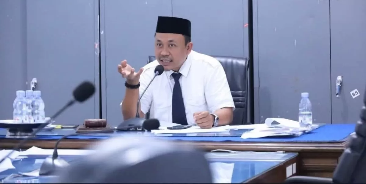 Wakil Ketua Komisi II DPRD Bulukumba Kaspul BJ menyoroti skema penganggaran bantuan sarana produksi bagi petani dan UMKM dalam pembahasan KUA-PPAS bersama TAPD, Jumat (14/8/2026). (Facebook/DPRD Kab. Bulukumba)