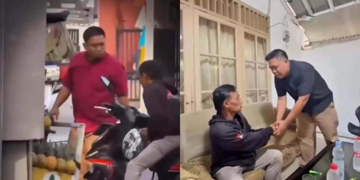 Sopir Toyota Alphard meminta maaf kepada driver ojol setelah viral merusak motor menggunakan batu di Bintaro. (Instagram/Jakut.info)