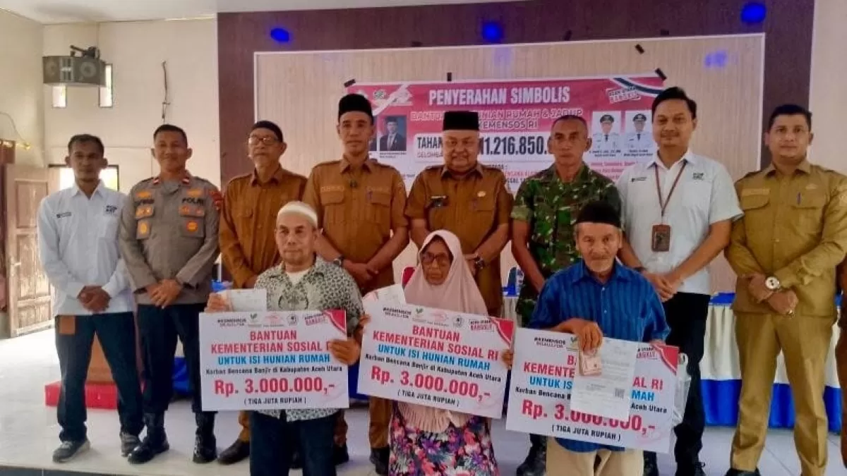 Pemkab Aceh Utara Salurkan Bantuan Pasca-Bencana Tahap III