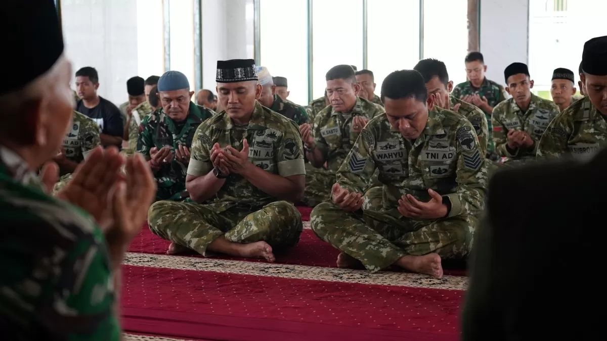 Sujud Syukur dan Doa Prajurit TNI Korem Lilawangsa Peringati HUT RI Ke-81 