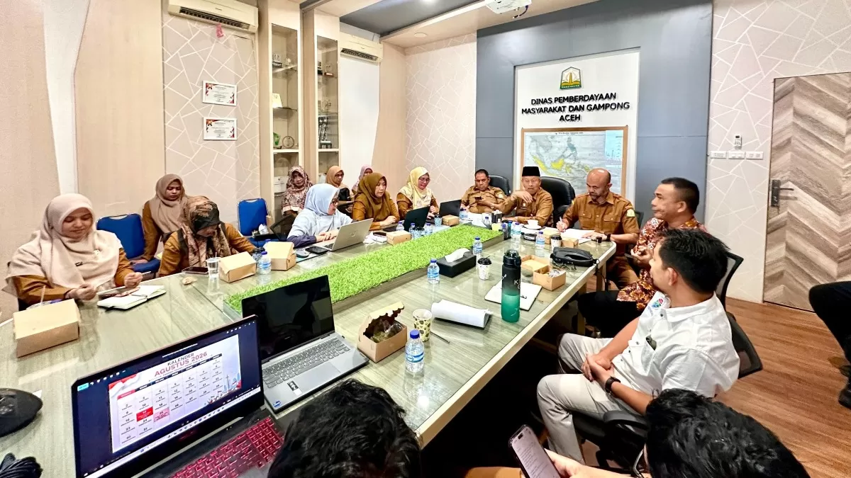Kepala DPMG Aceh Pimpin Rapat Koordinasi Penilaian Desa Terbaik Dalam Konvergensi Pencegahan dan Percepatan Penurunan Stunting 2026