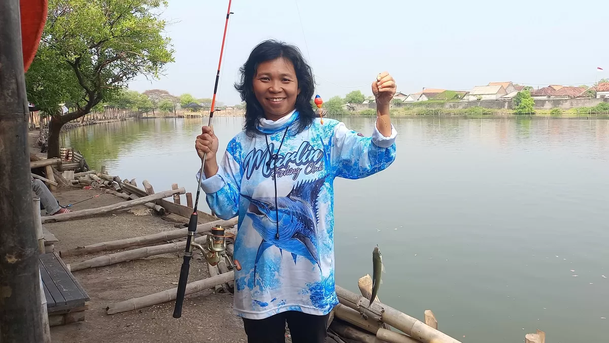 Hasil memancing Ikan Bandeng (Ike Susanti)