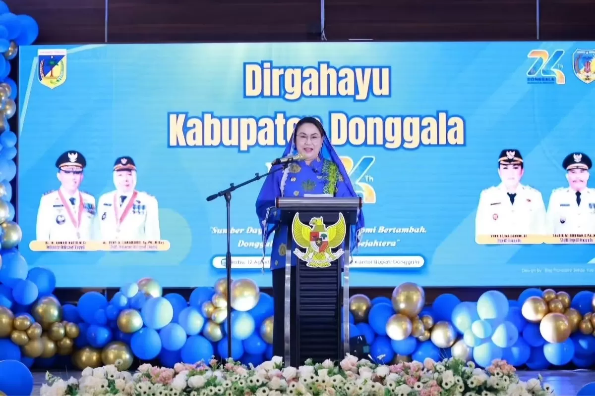 HUT ke-74 Kabupaten Donggala berlangsung dengan peluncuran Batik Rando&rsquo;o Gaya Donggala dan Layanan Darurat 112  (ISTIMEWA)