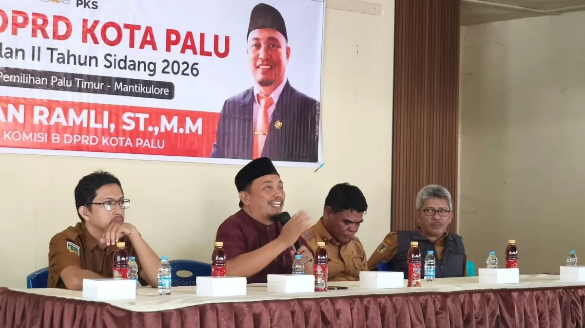 Ketua Komisi B DPRD Kota Palu, Rusman Ramli, ST., M.M (Heru Kurniawan)