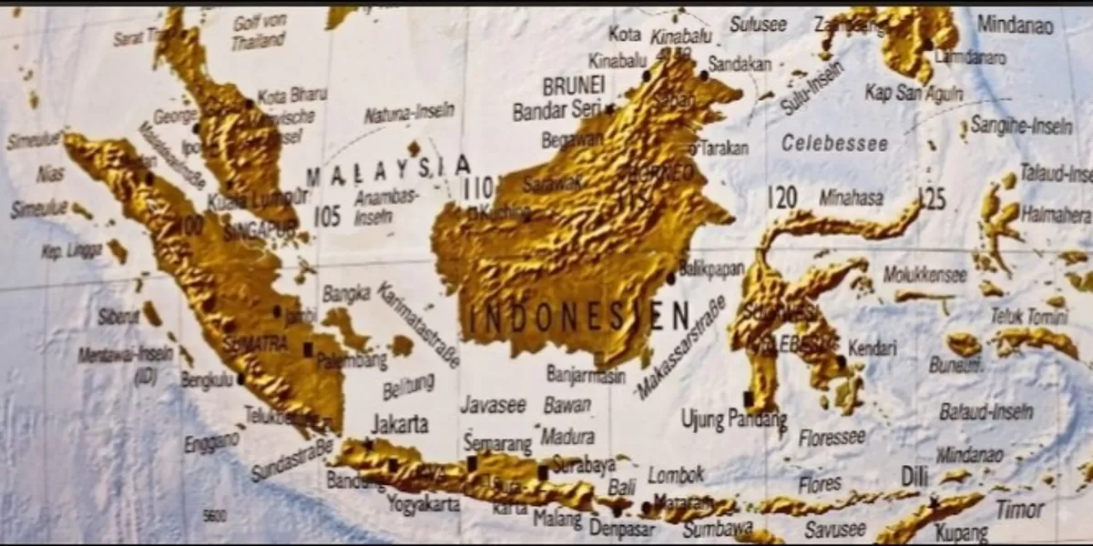 Peta Indonesia. Pixabay
