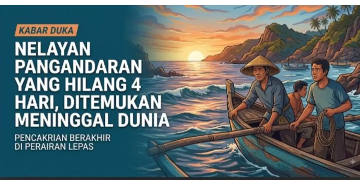 Ilustrasi Nelayan yang ditemukan meninggal dunia. Gambar generator by Gemini ai.