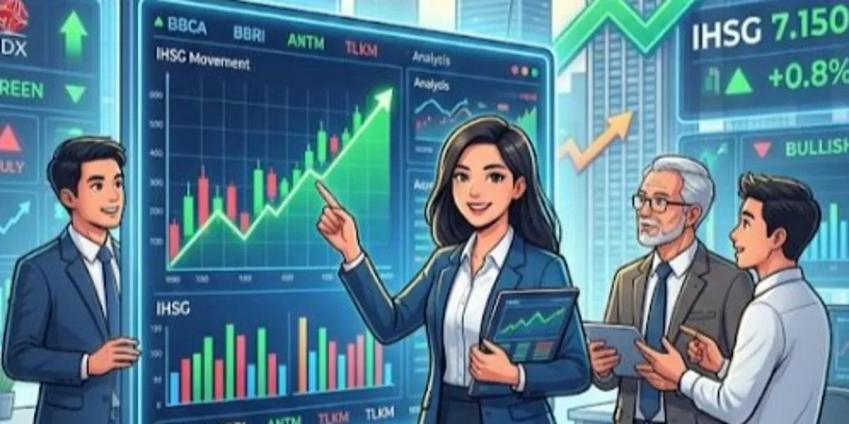 Saham hari ini. Generator by Gemini ai.
