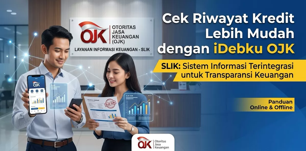 Cara cek riwayat kredik melalui SLIK OJK. Ilustrasi dibuat generate ai gemini. 