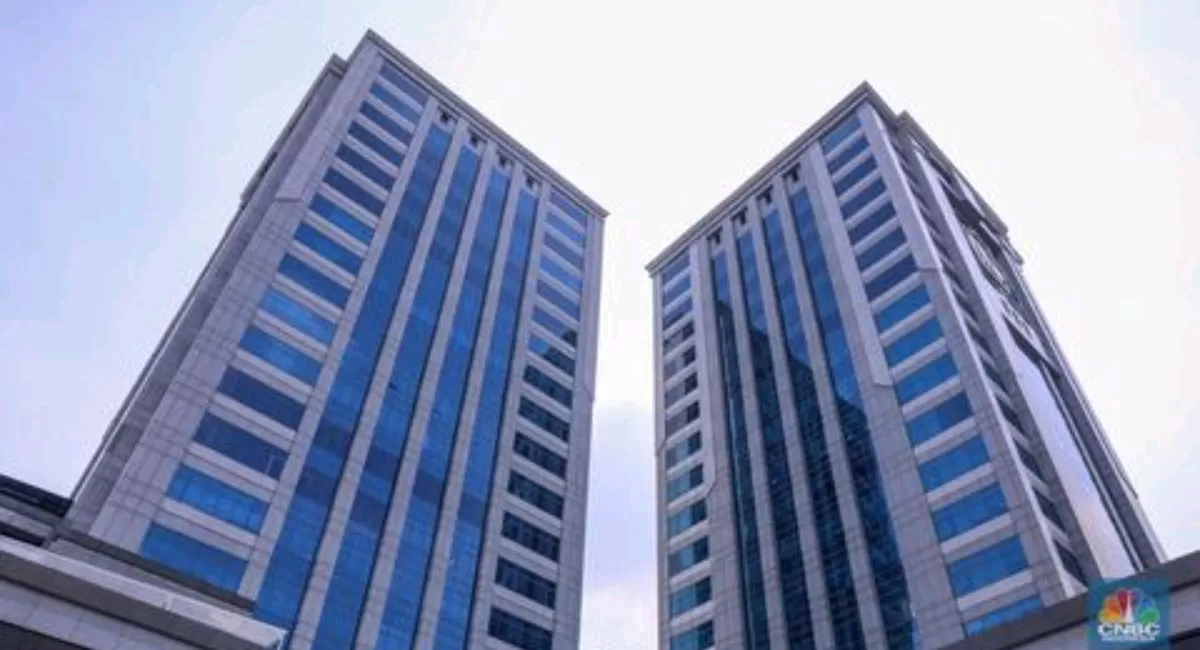 Suasana Gedung Kementerian Keuangan (Kemenkeu) di Jakarta, Rabu (10/1/2024). (CNBC Indonesia/Faisal Rahman) 